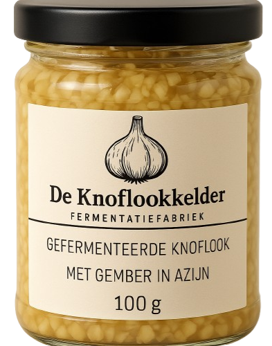 Potje gefermenteerde knoflook en gember in azijn kopen